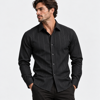 Camisa tejida negra