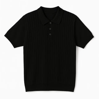 Playera  polo negra