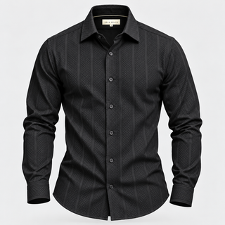 Camisa tejida negra