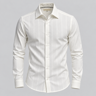 camisa tejida blanca