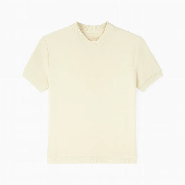 PLAYERA BASICA CUELLO MAO